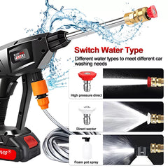 200Bar Akku Hochdruckreiniger Auto Wasser Druckreiniger Spritzpistole Für Makita