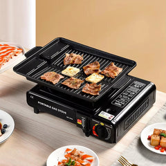 Gaskocher Campingkocher Schwarz Camping Herd Gas Tischgrill Notfallkocher DE DHL